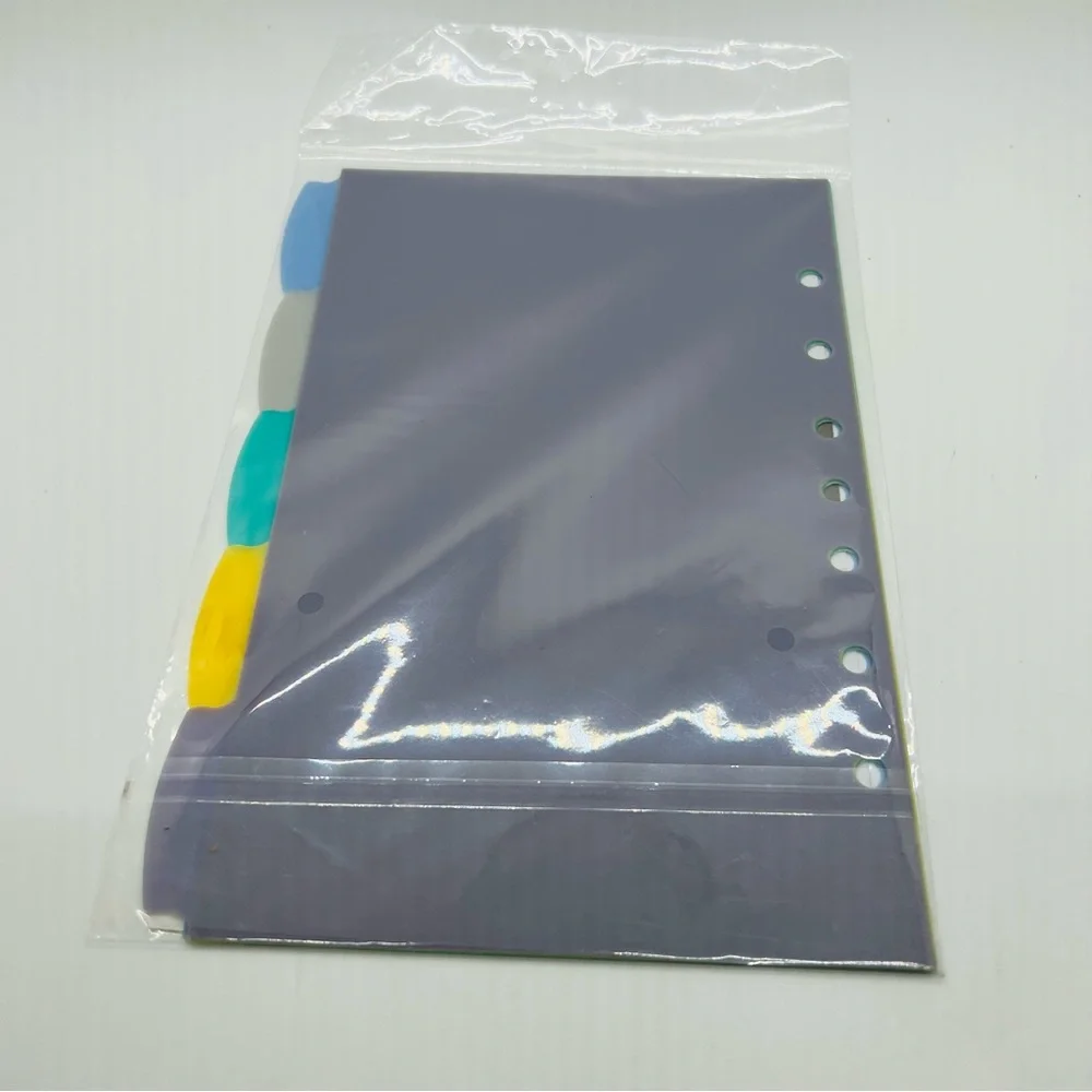 NWT Avery® Write & Erase Plastic Dividers, 8 1/2